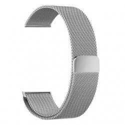 CRESTED Silver Milanese Stainless Steel Band For iWatch